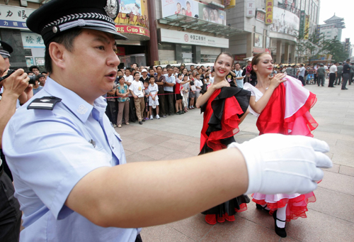Dancing for Beijing Olympics