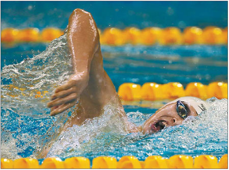 Sun Yang looks ahead after silver win in Shanghai Sun Yang looks ahead after silver win in Shanghai