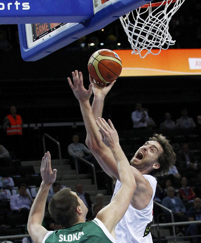 Macedonia, Spain through to Eurobasket semis Macedonia, Spain through to Eurobasket semis