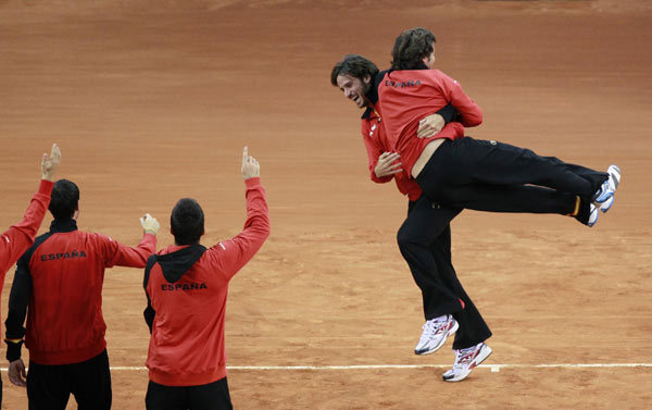 Rafa Nadal does not intend to play in the Davis Cup next year after securing Spain's fifth triumph in the competition with a stirring comeback win over Juan Martin Del Potro on Sunday. Spain's Nadal rules out 2012 Davis Cup