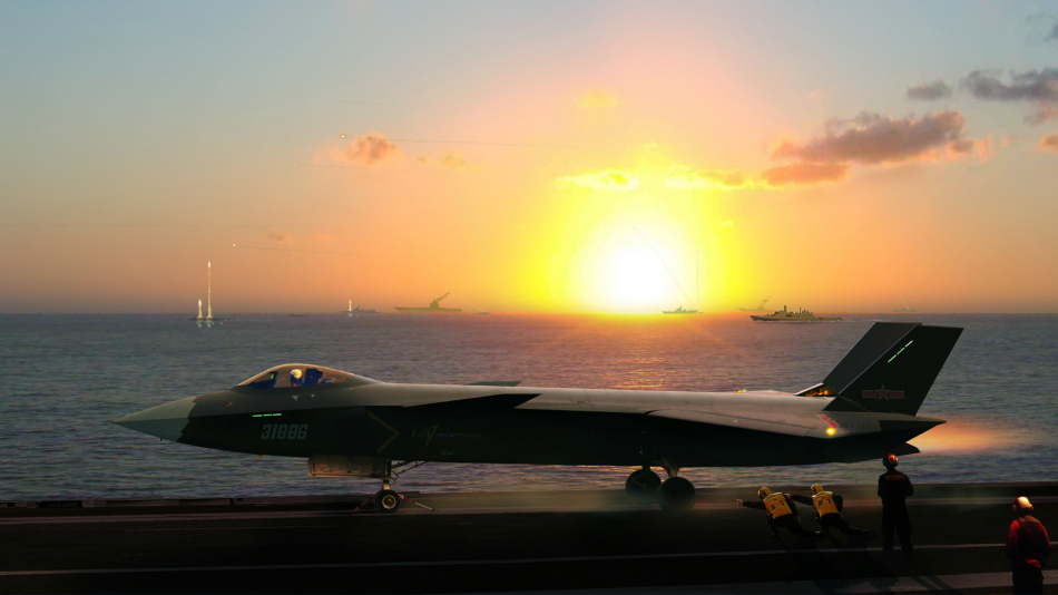 驚艷！網友繪制殲-20戰機發射空空導彈猛圖