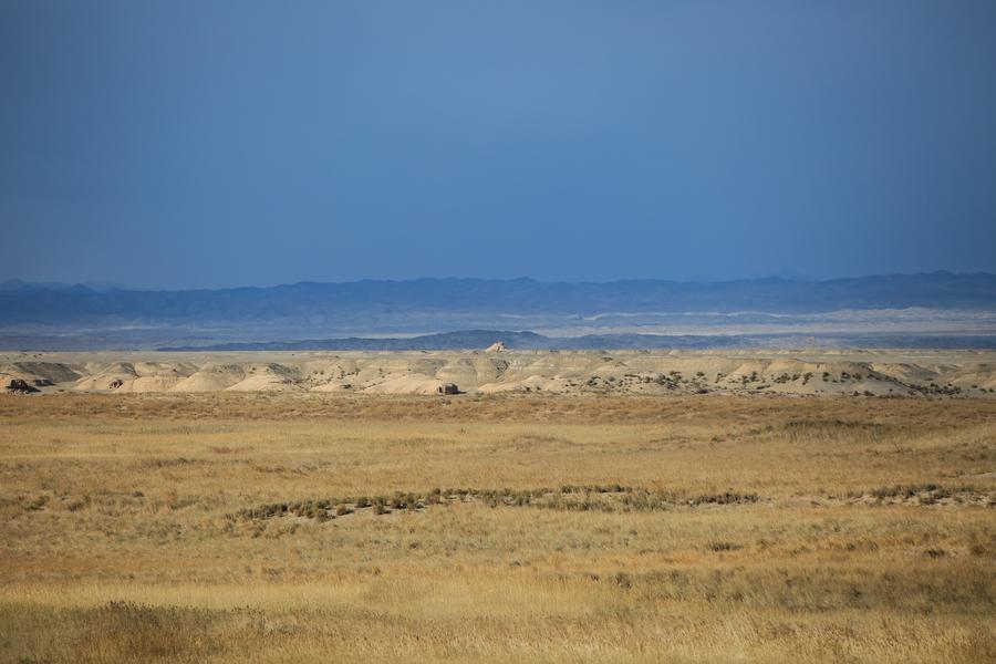 Scenery of Shule River in Gansu