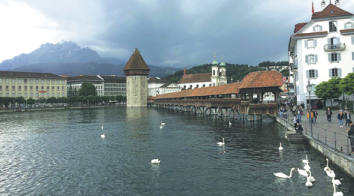 Take a lunch cruise on Lake Lucerne, even in winter