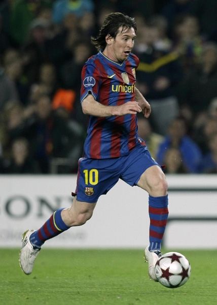 梅西獨(dú)中四元 巴薩大勝阿森納 國米1:0中央陸軍