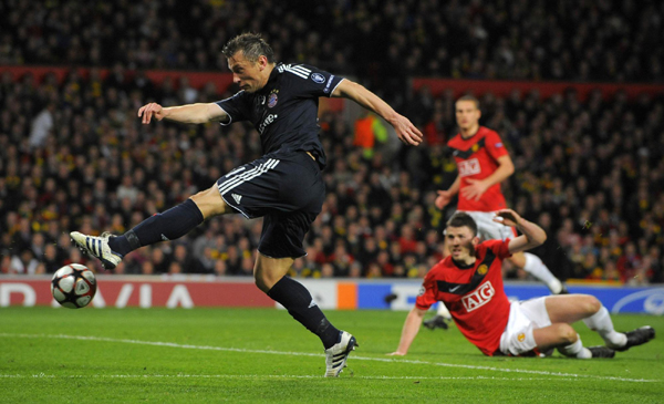 歐冠：拜仁連扳兩球 10人曼聯(lián)主場3:2出局