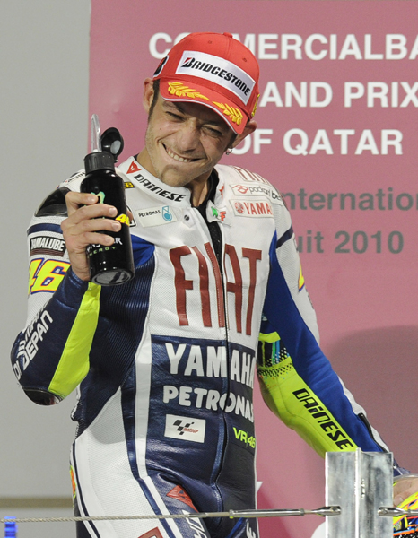 世界摩托車錦標(biāo)賽卡塔爾站：MOTOGP羅西奪冠