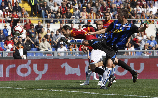 意甲：羅馬反超國米登頂 AC米蘭主場戰平