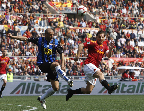 意甲：羅馬反超國米登頂 AC米蘭主場戰平