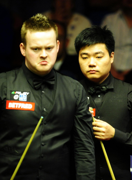 斯諾克世錦賽：丁俊暉遭墨菲逆轉 無緣八強