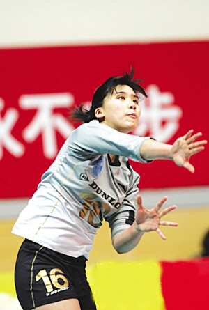 中國女排二傳換人 上海卞雨倩上 江蘇李慧下