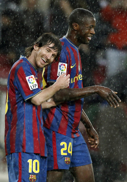 巴塞羅那雨中4:1擊退特內里費 取得主場10連勝