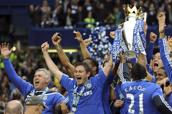 英超：切爾西力壓曼聯1分 第四次奪冠
