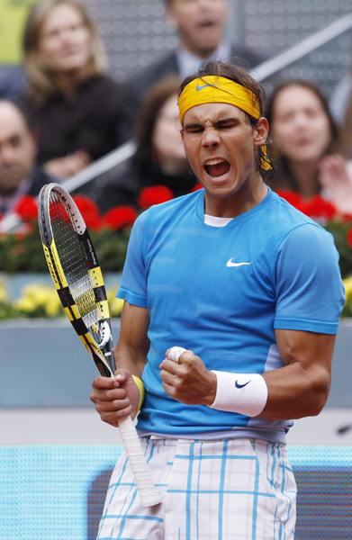 馬德里賽：納達爾苦戰過關 小威遭逆轉出局