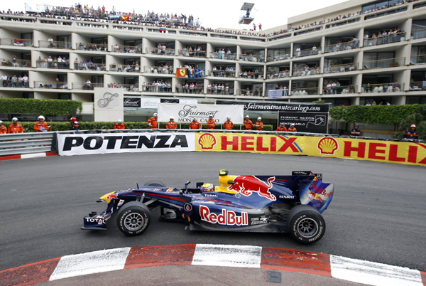 F1摩納哥站：韋伯奪冠