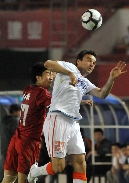 中超：國安五輪不勝 魯能遭遇首敗