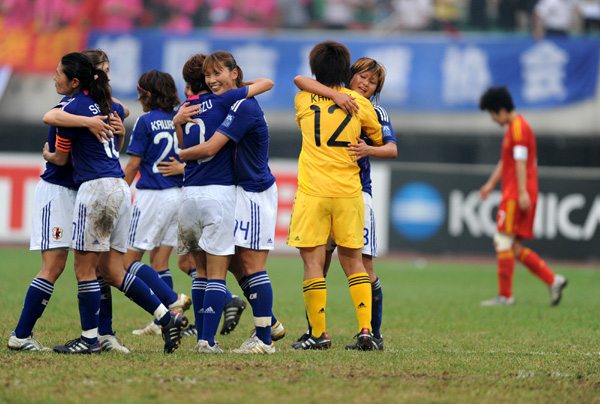 中國女足不敵日本 首次無緣世界杯決賽圈