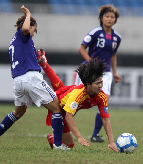 中國女足0:2不敵日本 首次無緣世界杯決賽圈