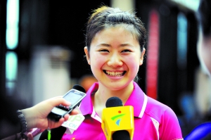 福原愛不吃榴蓮怕上火 第二次代表廣東女乒出戰乒超