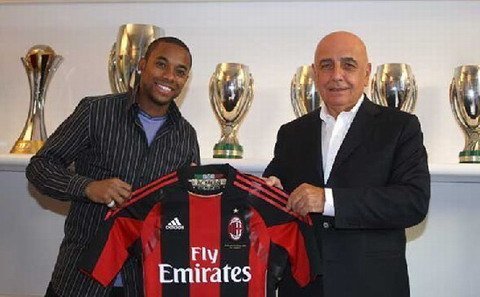 AC米蘭宣布1800萬簽約羅比尼奧