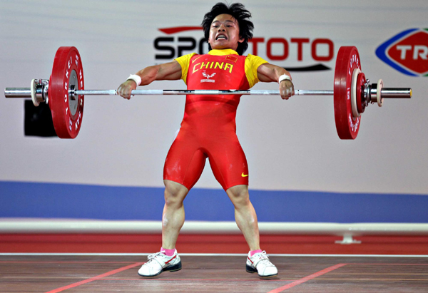 舉重世錦賽：中國(guó)選手摘金奪銀