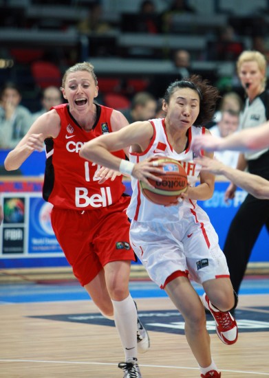 女籃世錦賽：中國負(fù)于加拿大提前出局