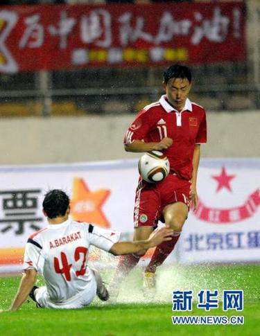 熱身賽：中國2:1勝敘利亞[組圖]