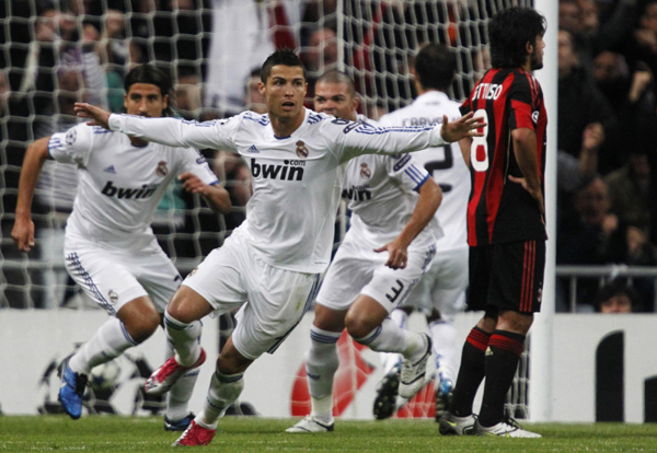 歐冠：皇馬完勝AC米蘭 羅馬負于巴塞爾