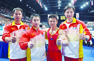 世錦賽三奪吊環(huán)金牌 陳一冰：感謝女友激將