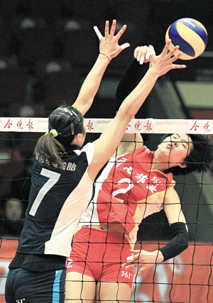 天津女排新賽季五連勝 3比0橫掃浙江