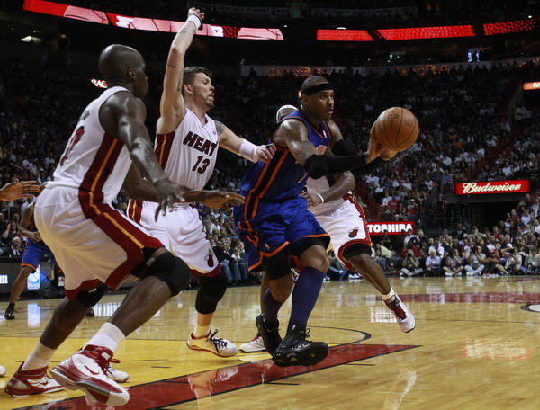 熱火主場以86:91不敵尼克斯