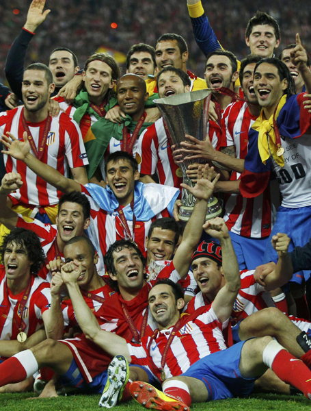 歐聯杯：馬德里競技3:0完勝畢爾巴鄂競技奪冠