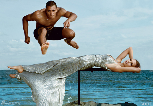 時尚雜志VOGUE推出美國體育明星奧運特輯