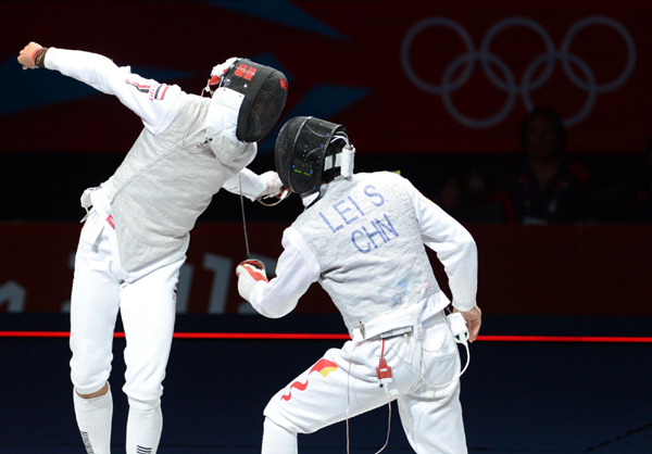 雷聲奪得倫敦奧運會男子花劍金牌