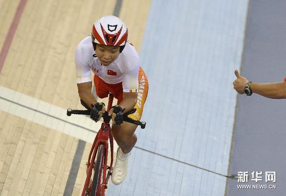殘奧會場地自行車:中國選手曾思妮破世界紀錄