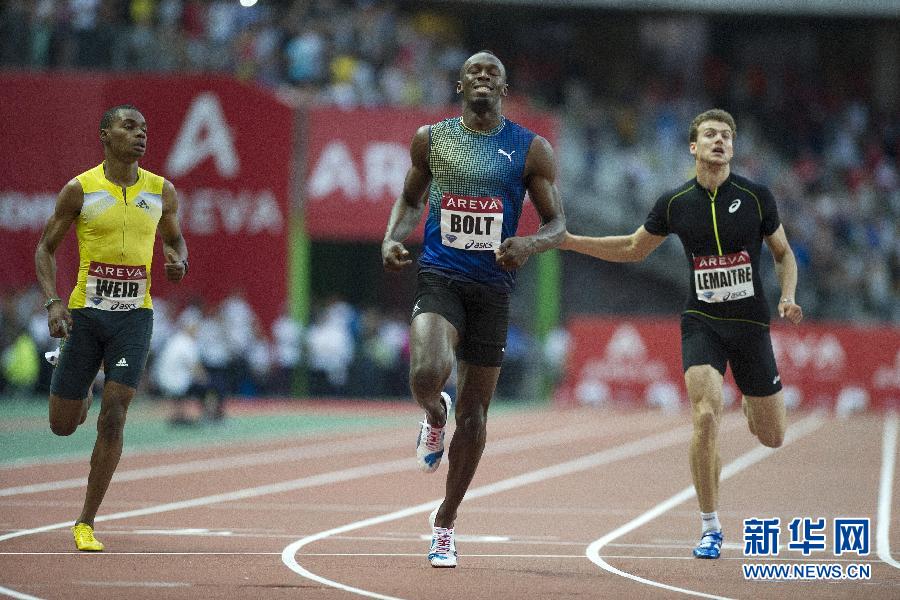 鉆石聯賽巴黎站：博爾特奪得男子200米冠軍