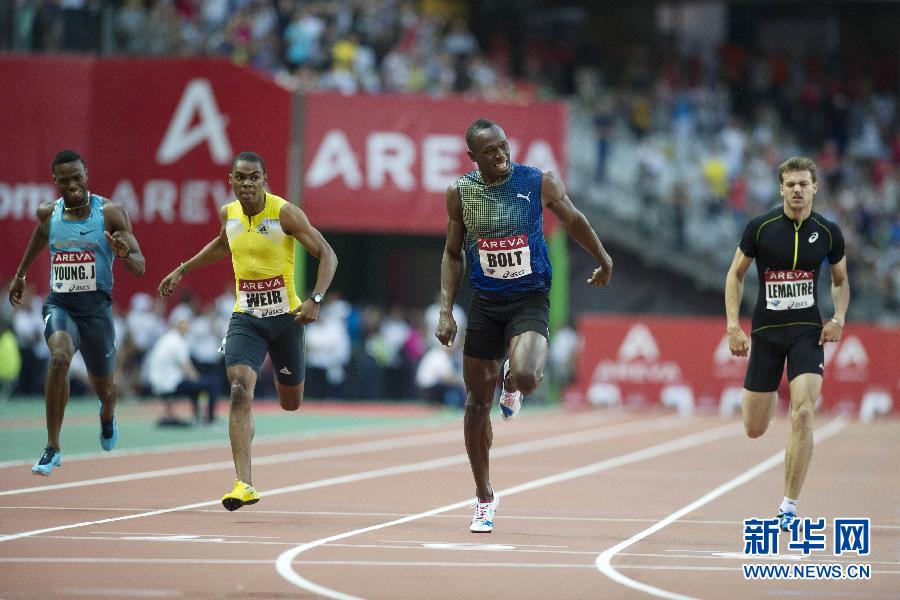 鉆石聯賽巴黎站：博爾特奪得男子200米冠軍