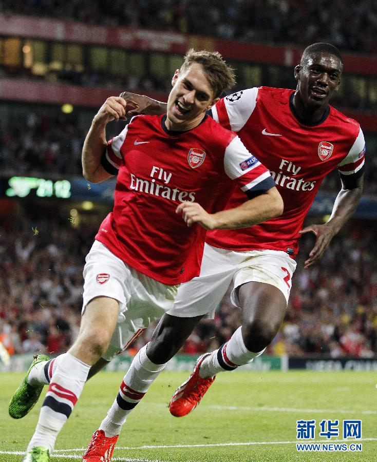 歐冠：總分5:0勝費(fèi)內(nèi)巴切 阿森納連續(xù)16年進(jìn)正賽