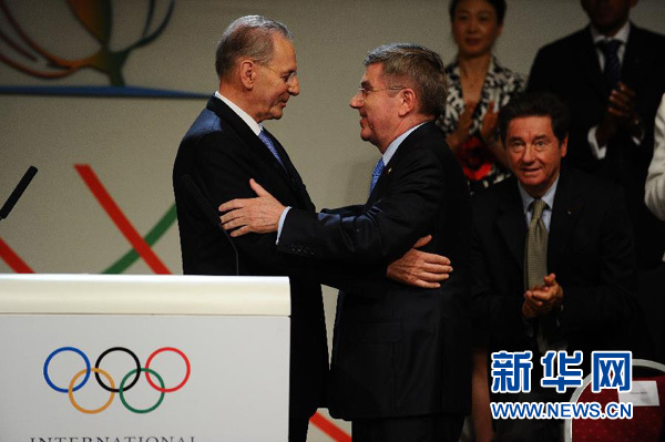 巴赫當(dāng)選國際奧委會第九任主席