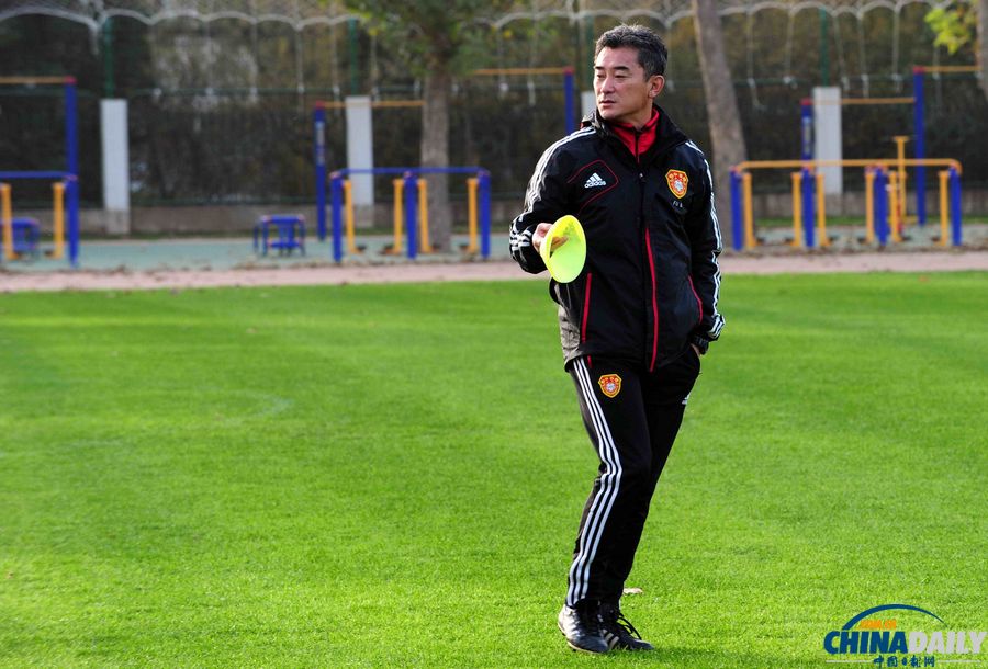 國足在西安備戰亞洲杯預選賽