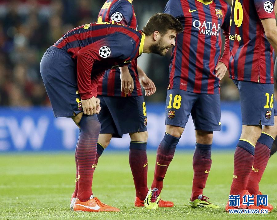 歐冠：內(nèi)馬爾救主 巴薩主場1:1平馬競