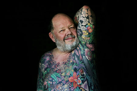 Aussie tatoo man pledges to donate skin to gallery