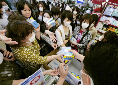 Japan reports 193 A(H1N1) flu cases