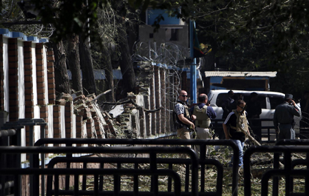 Blast at NATO base in Kabul