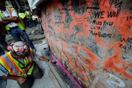 'Last Column' of WTC returned for 9/11 memorial