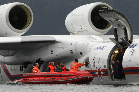 Putin takes Berlusconi for wild water ride