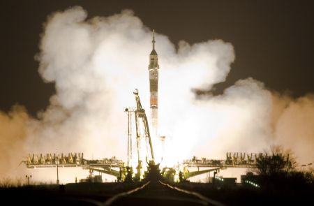 Russia launches manned spacecraft to ISS