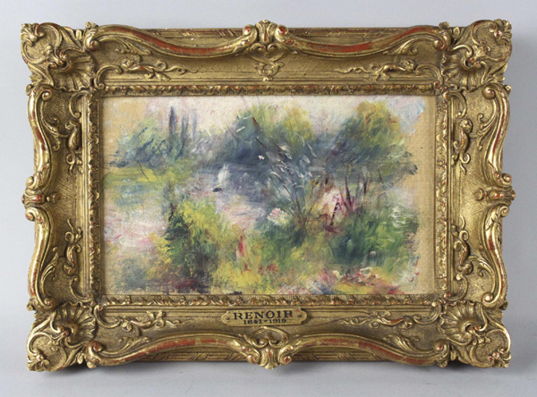 Renoir painting found in $7 flea market purchase