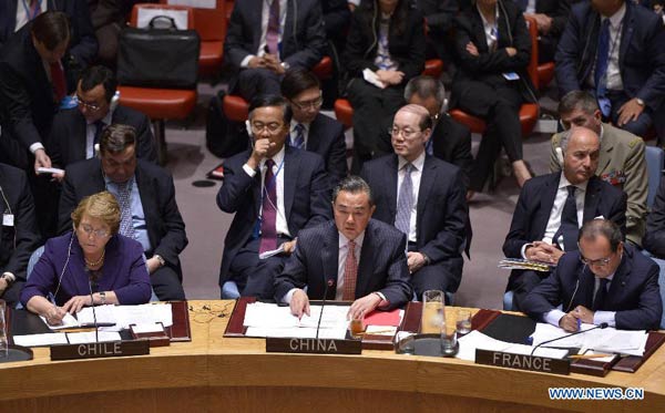 Chinese FM calls for 'new thinking and new steps' in response to terrorism