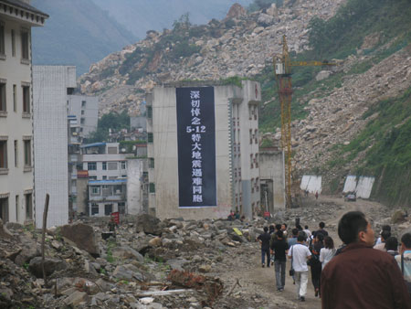 震撼！地震一周年前夕訪問北川老縣城（組圖）