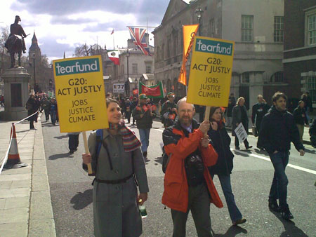 G20臨近，倫敦迎來示威潮